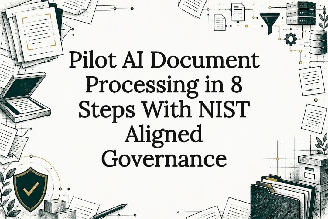 Pilot AI Document Processing in 8 Steps With NIST Aligned Governance